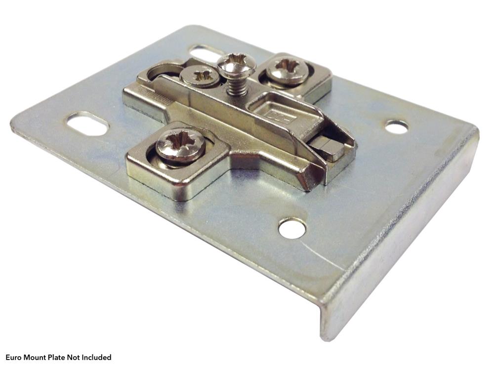 Hinge Repair Plate BZP (For Euro Screw) AC Sissling